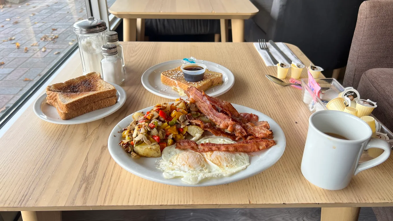 Hearty lunch plate